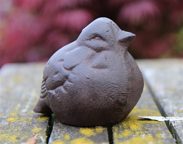Grote foto vogel gietijzer tt22 tuin en terras tuindecoratie