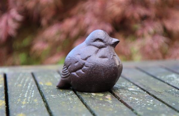 Grote foto vogel gietijzer tt22 tuin en terras tuindecoratie
