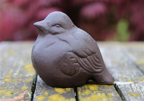 Grote foto vogel gietijzer tt22 tuin en terras tuindecoratie