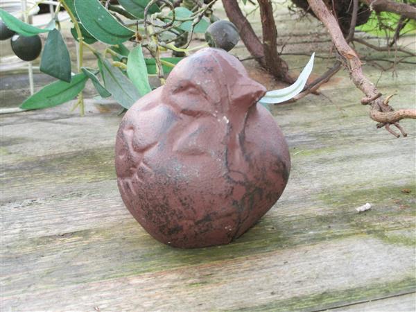Grote foto vogel gietijzer tt22 tuin en terras tuindecoratie