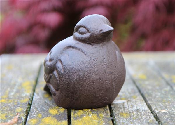 Grote foto vogel gietijzer tt23 tuin en terras tuindecoratie