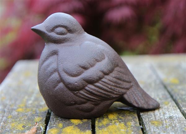 Grote foto vogel gietijzer tt23 tuin en terras tuindecoratie