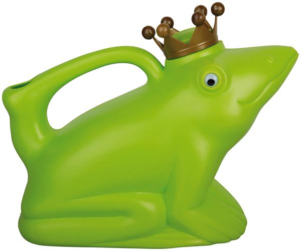 Grote foto gieter kikkerkoning met gouden kroon groen tg68 tuin en terras overige tuin en terras