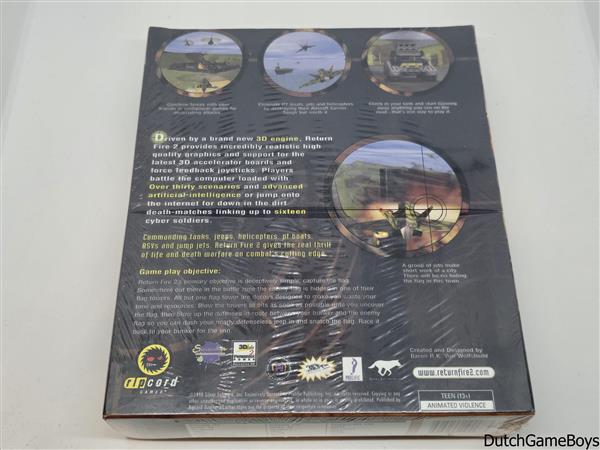 Grote foto pc big box return fire 2 new sealed spelcomputers games overige merken