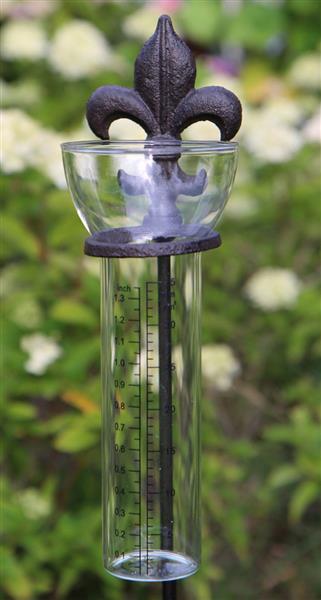 Grote foto regenmeter franse lelie gietijzer rm151 tuin en terras tuindecoratie