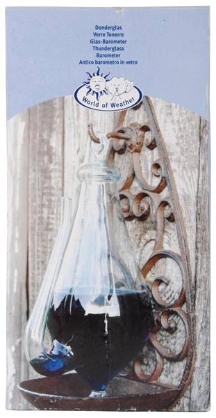 Grote foto donderglas barometer met gietijzeren houder th31 tuin en terras tuindecoratie