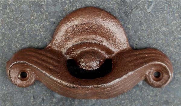 Grote foto flesopener snor gietijzer schroefbaar fg580 verzamelen overige verzamelingen