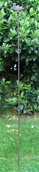 Grote foto plantensteun eend recht met 2 ogen 130 cm. py25n tuin en terras overige tuin en terras