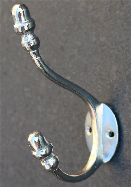 Grote foto kapstokhaak elegant zilver gietijzer kh527 huis en inrichting woningdecoratie