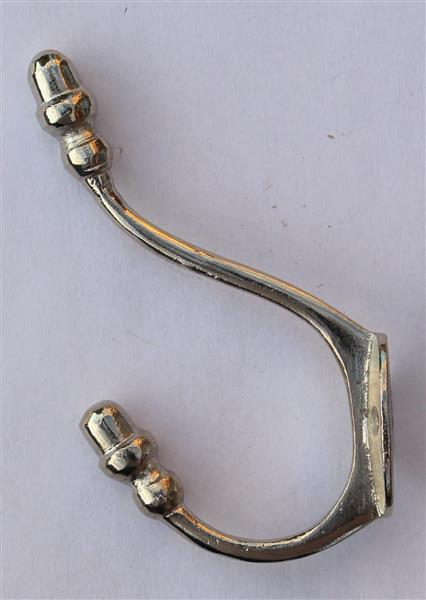 Grote foto kapstokhaak elegant zilver gietijzer kh527 huis en inrichting woningdecoratie