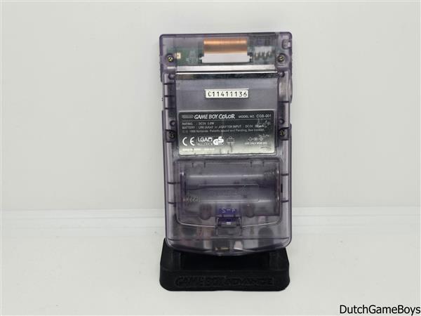 Grote foto gameboy color console clear purple spelcomputers games overige merken