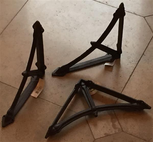 Grote foto plankdrager stalraam 25 cm. gietijzer pd188 huis en inrichting overige