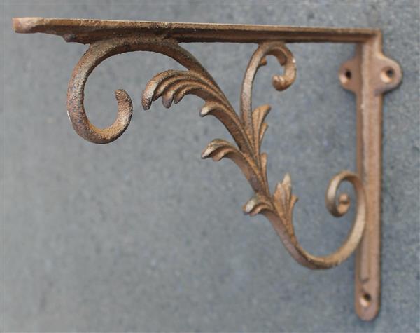 Grote foto plankdrager wandhaak 27 cm. gietijzer cb29c huis en inrichting woningdecoratie