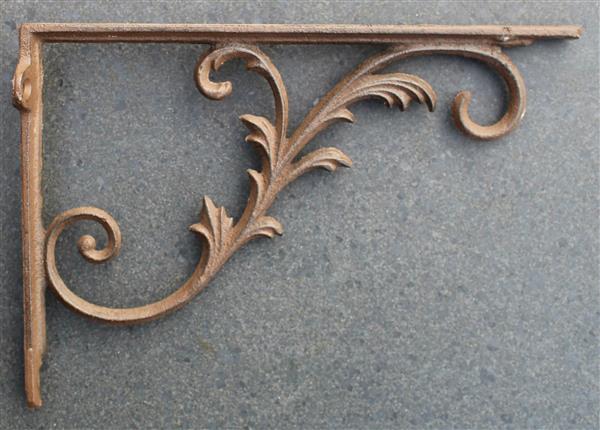 Grote foto plankdrager wandhaak 27 cm. gietijzer cb29c huis en inrichting woningdecoratie