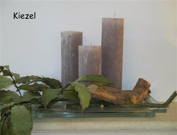 Grote foto krulkaarsen bika kaarsen set van 3 kiezel 333106 huis en inrichting woningdecoratie