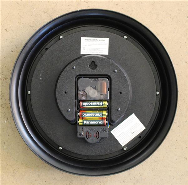 Grote foto klok met geluiden van vogels rond fb416 huis en inrichting woningdecoratie