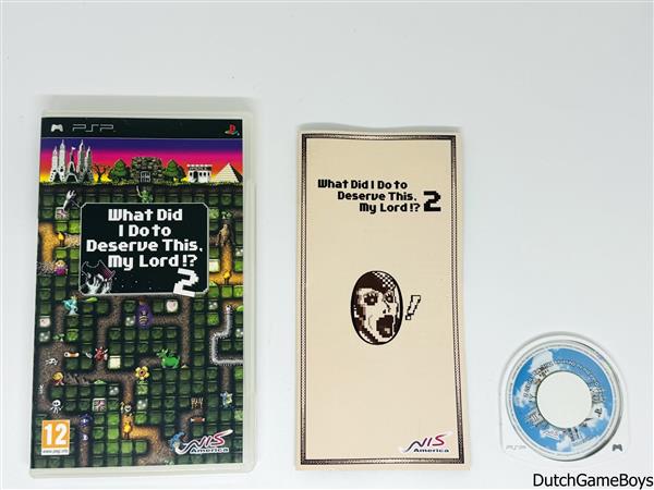 Grote foto psp what did i do to deserve this my lord 2 spelcomputers games overige merken