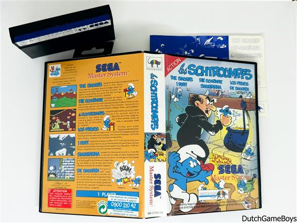 Grote foto sega master system les schtroumpfs spelcomputers games overige games