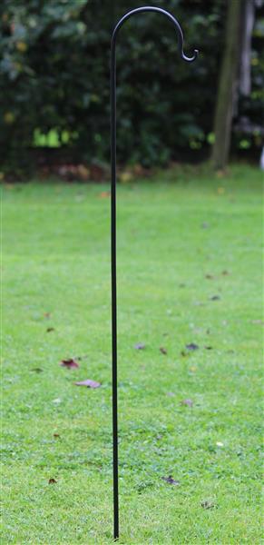 Grote foto tuinhaak herdersstaf 100 cm zwart sh20014 tuin en terras tuindecoratie