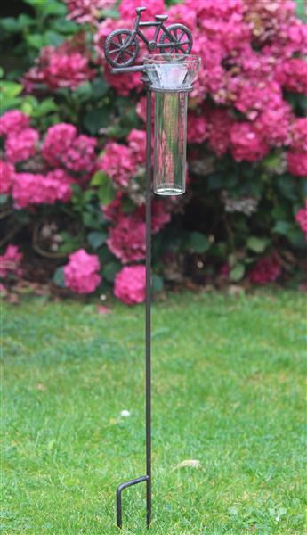 Grote foto regenmeter fiets gietijzer rm159 tuin en terras tuindecoratie