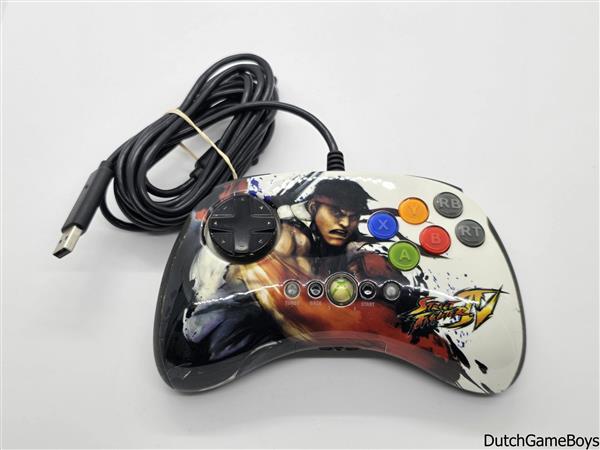 Grote foto xbox 360 controller mad catz streetfigher iv spelcomputers games xbox 360