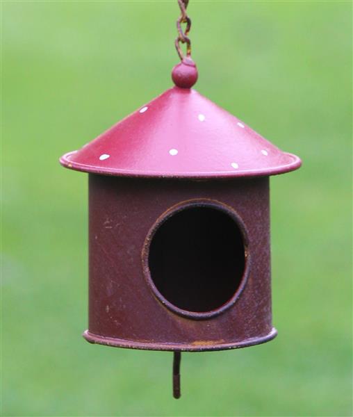 Grote foto vetbolhanger vogelvoerhanger vogelhuisje metaal vh160a verzamelen overige verzamelingen