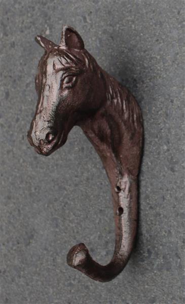 Grote foto kapstokhaak paard pony gietijzer kh748 huis en inrichting woningdecoratie
