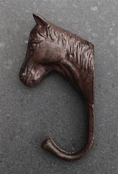 Grote foto kapstokhaak paard pony gietijzer kh748 huis en inrichting woningdecoratie