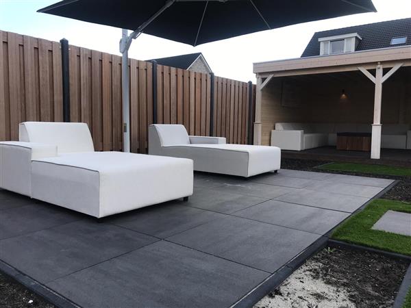 Grote foto buitenbanken op maat loveseat 130cm x 80cm huis en inrichting bankstellen