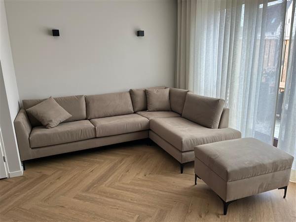 Grote foto luxe bank met stalen onderstel 2 zits huis en inrichting bankstellen