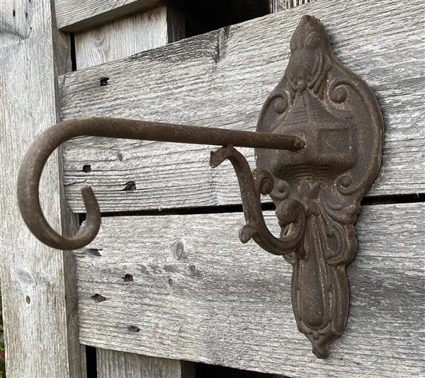 Grote foto wandhaak aged metal 25 cm. bruin wg325 huis en inrichting woningdecoratie
