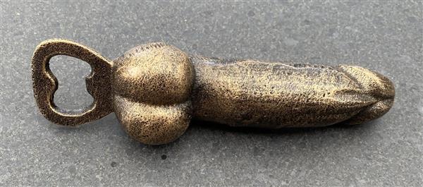 Grote foto flesopener penis piemel gietijzer fg579 verzamelen overige verzamelingen
