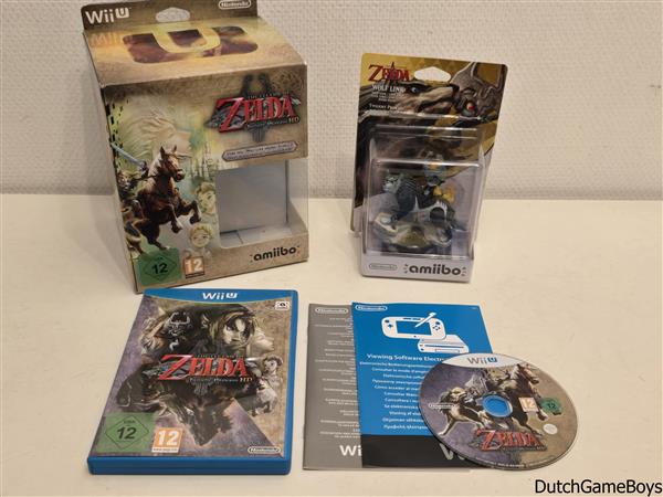 Grote foto nintendo wii u the legend of zelda twilight princess hd wolf amiibo big box spelcomputers games overige games