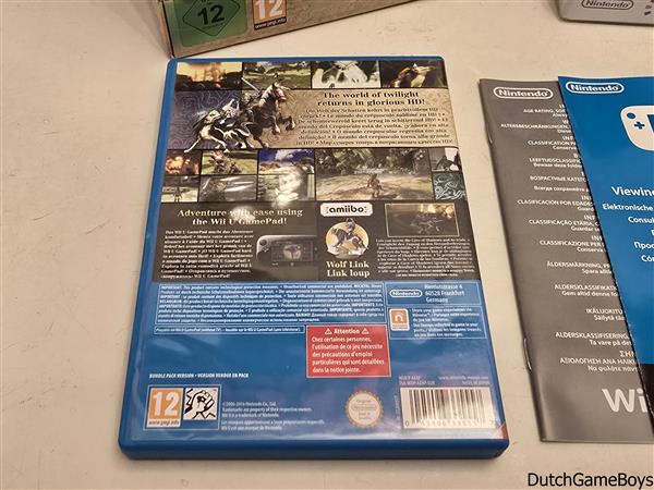 Grote foto nintendo wii u the legend of zelda twilight princess hd wolf amiibo big box spelcomputers games overige games