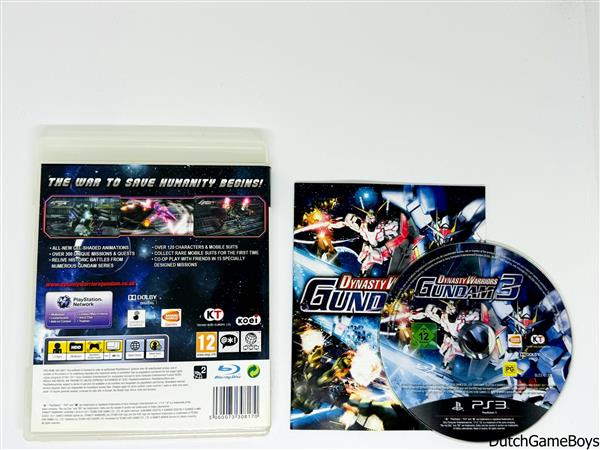 Grote foto playstation 3 ps3 dynasty warriors gundam 3 spelcomputers games playstation 3