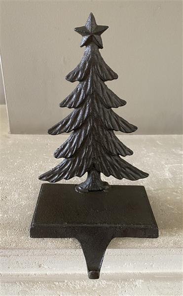 Grote foto stocking hanger dennenboom met ster lange sierhaak kasthaak xm145 huis en inrichting woningdecoratie