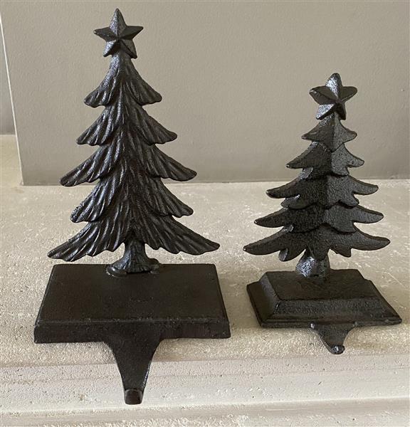 Grote foto stocking hanger dennenboom met ster lange sierhaak kasthaak xm145 huis en inrichting woningdecoratie