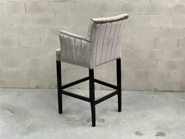 Grote foto velours barstoel huis en inrichting stoelen