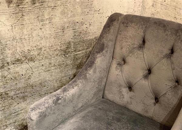 Grote foto luxe velvet stoel met capitons huis en inrichting stoelen