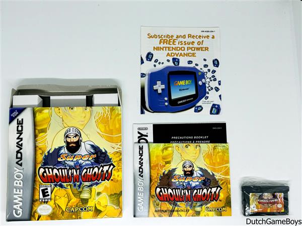 Grote foto gameboy advance gba super ghouls n ghosts usa vgc spelcomputers games overige nintendo games