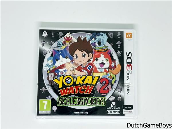 Grote foto nintendo 3ds yo kai watch 2 skeletspoken hol new sealed spelcomputers games overige games