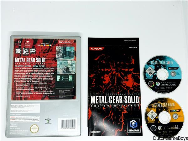 Grote foto nintendo gamecube metal gear solid the twin snakes player choice hol spelcomputers games overige nintendo games
