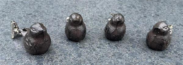 Grote foto tafelkleedgewichtjes vogel gietijzer tk2581 huis en inrichting keukenbenodigdheden