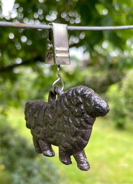 Grote foto tafelkleedgewichtjes boerderijdieren gietijzer tk2579 tuin en terras tuindecoratie
