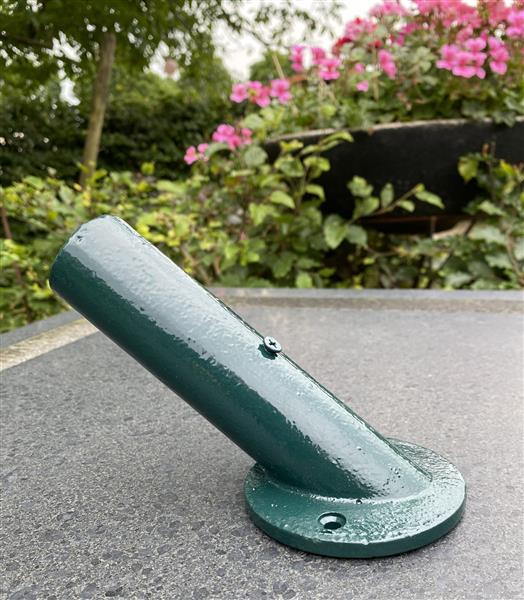Grote foto vlaggenstokhouder donkergroen gietijzer vh10 tuin en terras tuindecoratie