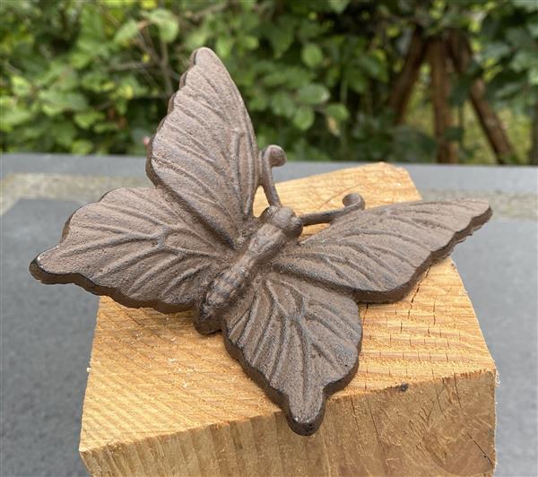 Grote foto muurvlinder vlinder gietijzer vg312 tuin en terras tuindecoratie