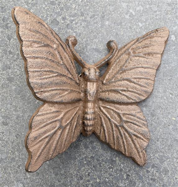 Grote foto muurvlinder vlinder gietijzer vg312 tuin en terras tuindecoratie