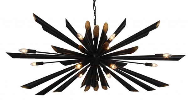 Grote foto zwarte industri le hanglamp zwart huis en inrichting woningdecoratie