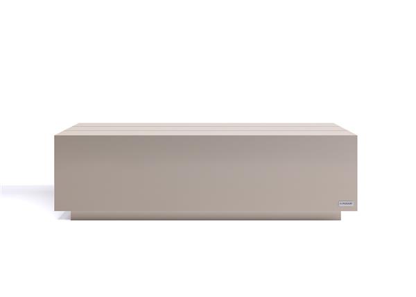 Grote foto moderne salontafel op maat wilson trio puuur 80x80cm mdf mat huis en inrichting eettafels