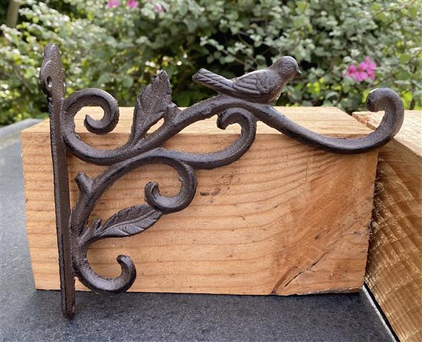 Grote foto wandhaak vogel 22cm. gietijzer wg109 huis en inrichting woningdecoratie